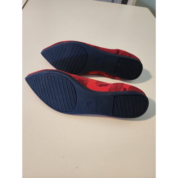 Rothy's Red Camo Points Size 8 - Picture 7 of 8